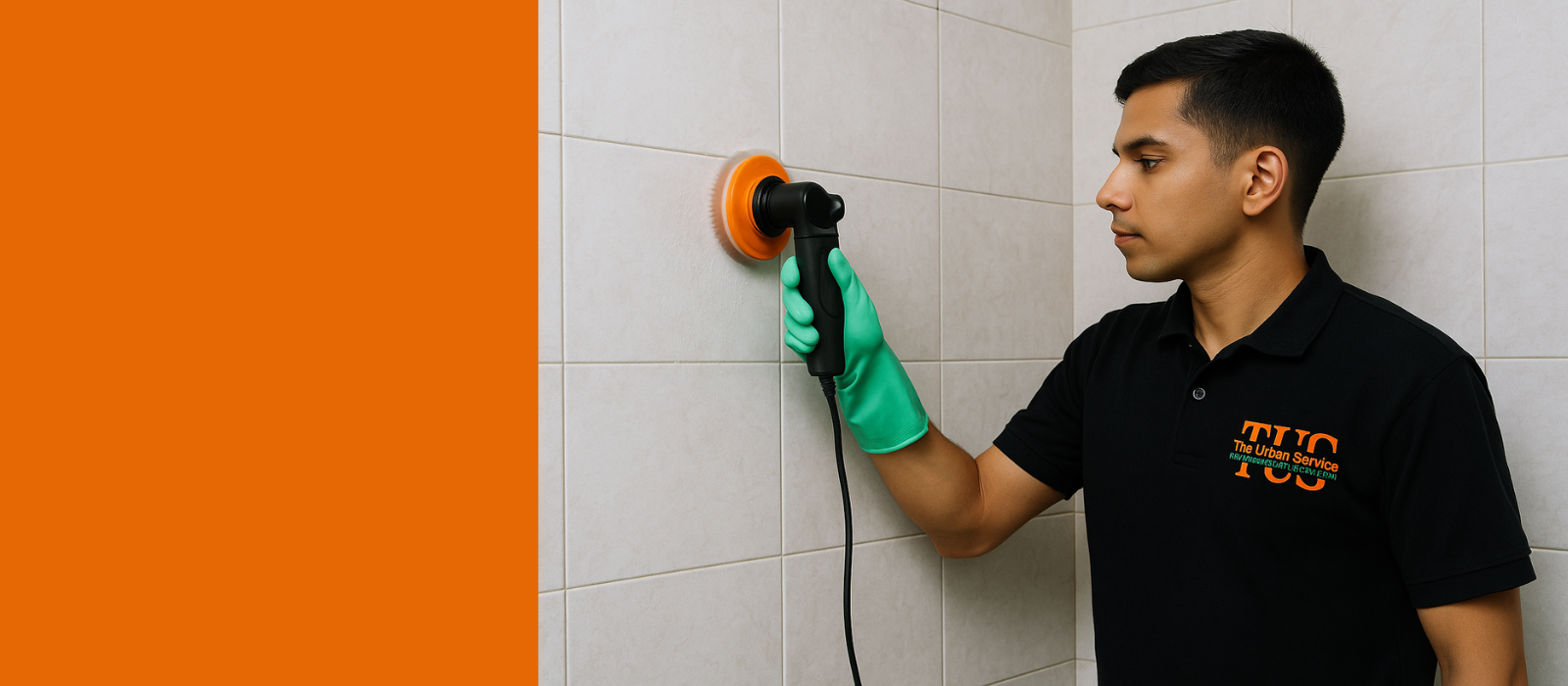 Bathroom Wall Tile Descaling & Grout Cleaning Ahmedabad