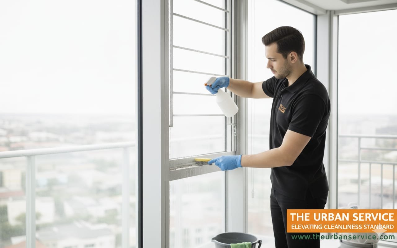 Shower Glass Partition & Vanity Mirror Polishing